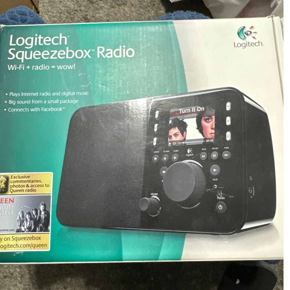Logitech UE‎ Smart Internet Radio - 830-000070 (Black) New Open box